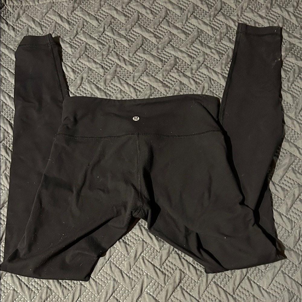 lululemon athletica women’s black low rise Leggings